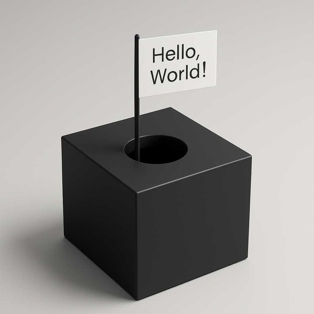 Hello world from black box