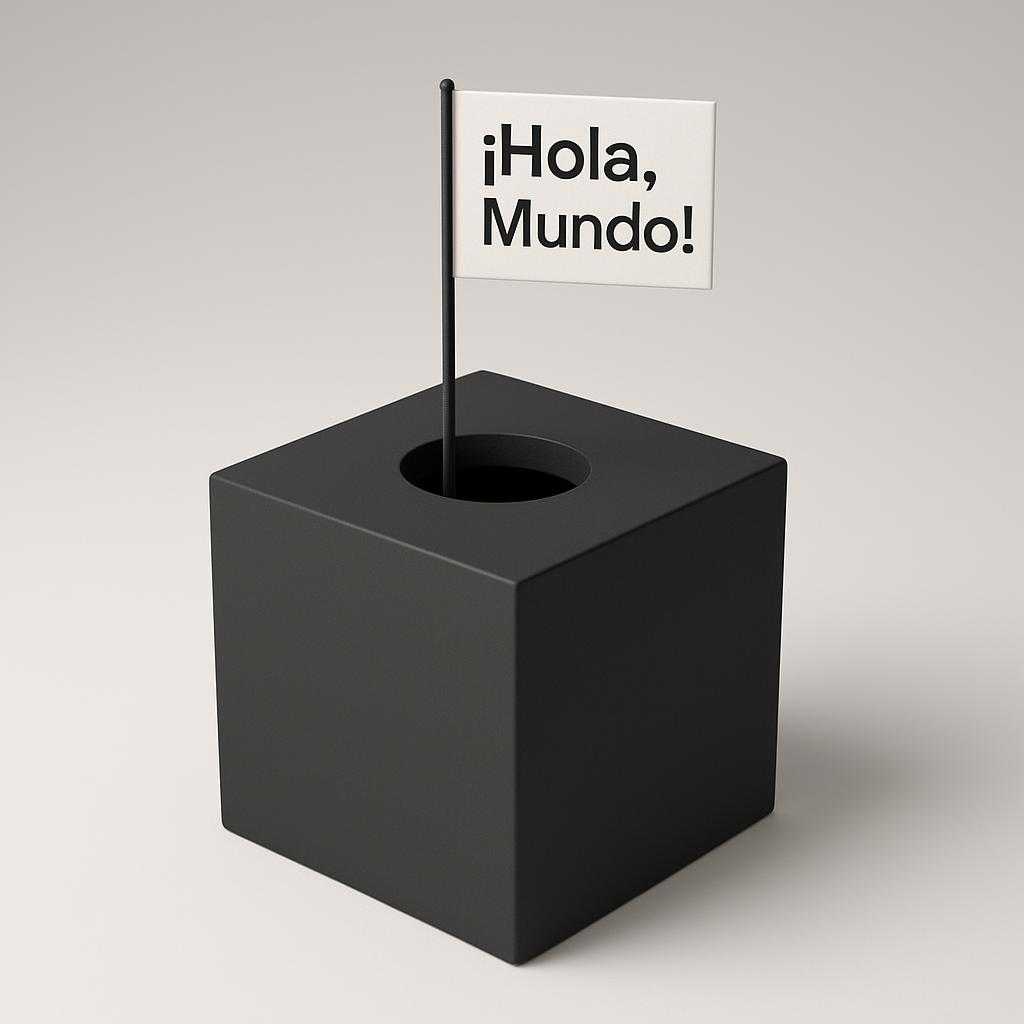 Hola mundo desde una caja negra