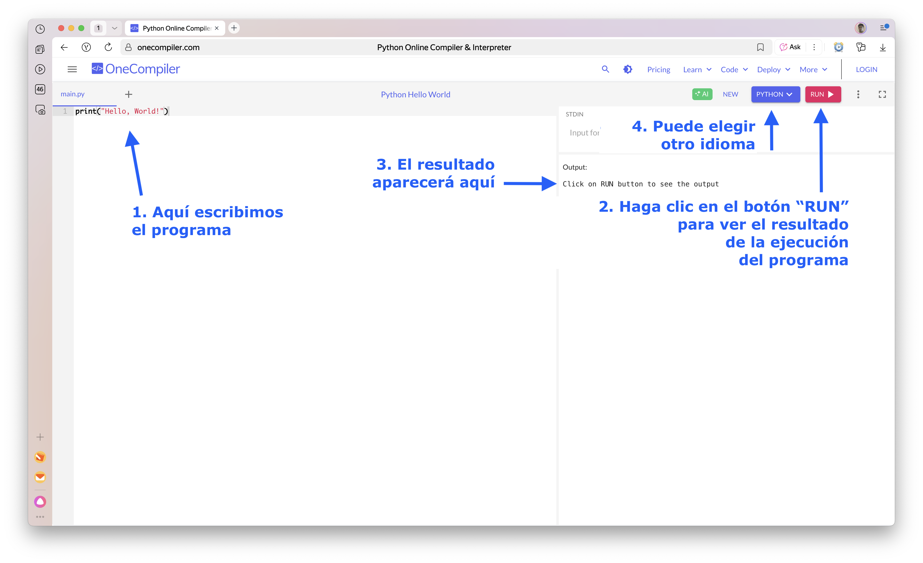 Hola-mundo-python-a-punto-de-ejecutar